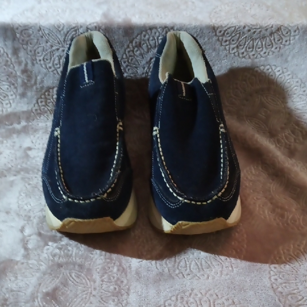 No Boundaries Navy Slip-On Loafers - Picture 2 of 8